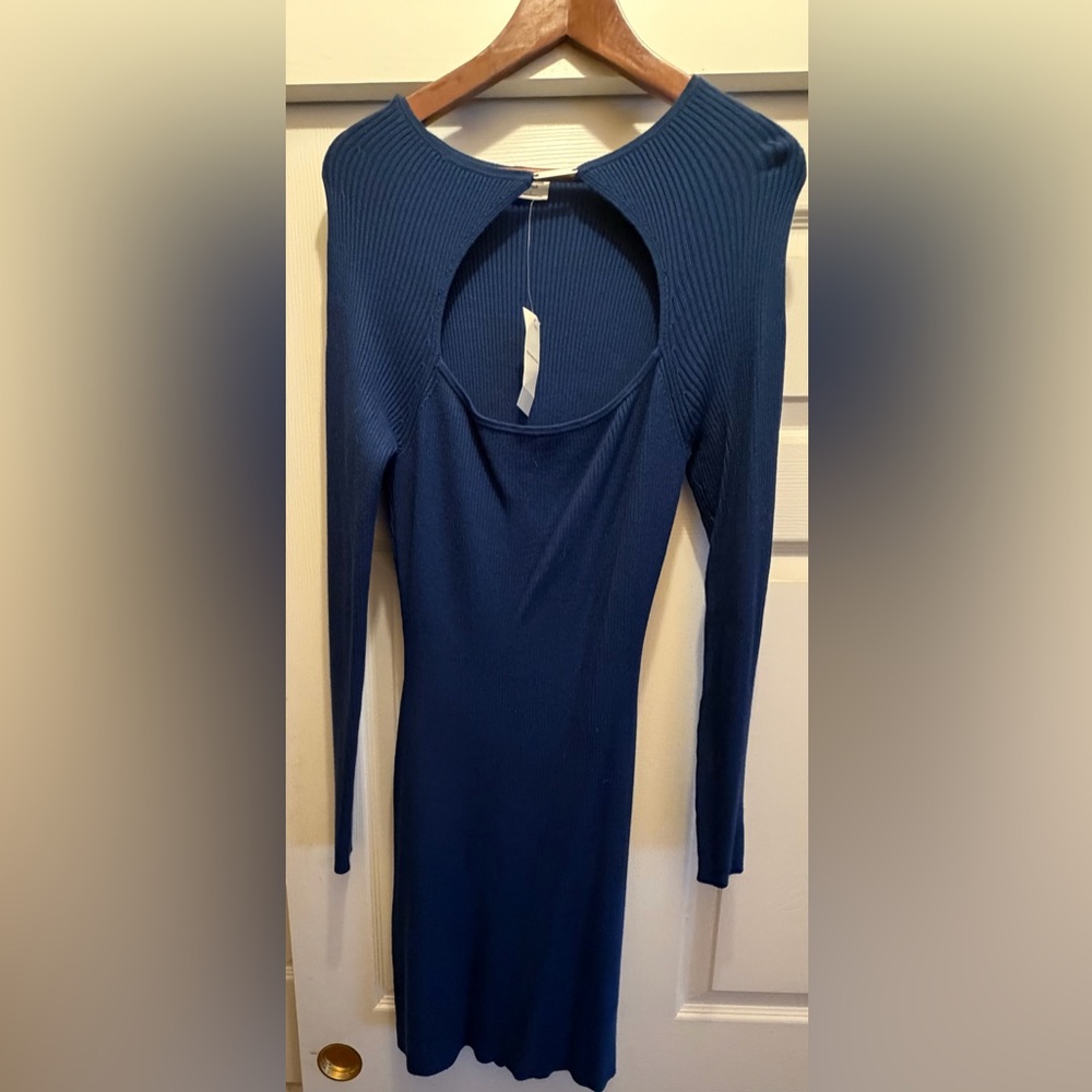 Abercrombie & Fitch Blue Long Sleeve Dress